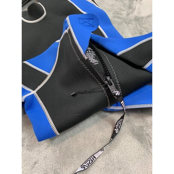 HiSea Wetsuit Girls 12 Blue/Black Zippered Long Sleeve Diving Swimsuit Quick Dry - Picture 6 of 8